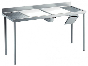 Electrolux Professional TLC1810HE FLEISCHPUTZSTISCH MIT AUFKANTUNG 1800 MM (Code 133589)
