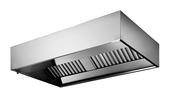 Ventilation Equipment 304 S/S Wall Hood+Double Filters 3200X1400mm (Code 640275)