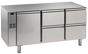 Electrolux Professional HB1P4CRN KÜ-TI. 1 SCHU.+ 4X1/2 SCH.-2° OHNE DECK. (Code 728560)