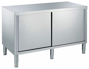 Electrolux Professional MTN1600PN Standard Preparation 1600 mm Worktop Cupboard with Shelf and Sliding Doors (Code 132773)