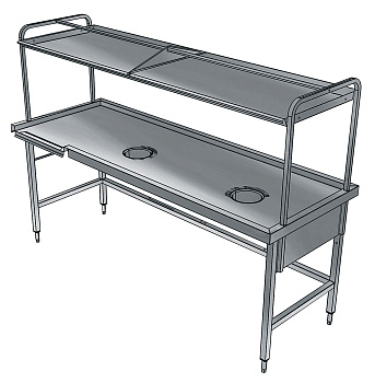 SORTING TABLE R&gt L 2700 MM X 800 MM (Code 865340)