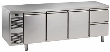 3 DOOR+2x1/2 DRAWER REFRIGER. TABLE -2C (Code 728244)
