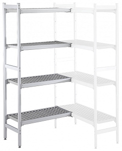 Electrolux Professional CLS1272 ALUM.CORNER SHELV.-POLY.TIERS-475X1276MM (137077)