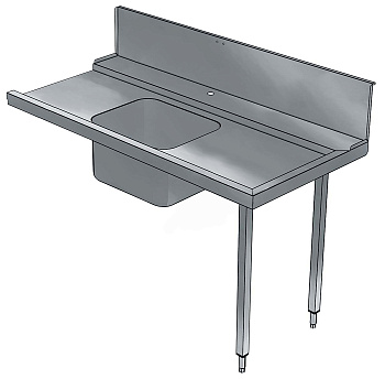 PREWASH TABLE W/BOWL R&gt L 1200MM-HOODTYPE (Code 865308)