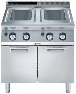 Electrolux Professional E7OOBTBAMEI Modular Cooking Range Line 700XP Freestanding Gas Pasta Cooker, 2 Wells 24.5 litres (Code 371442)