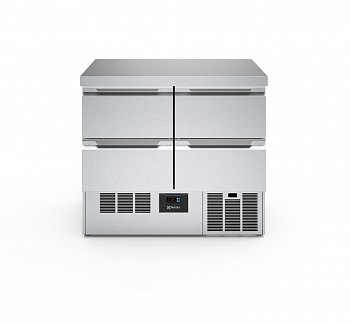 Digital Undercounter Compact Refrigerated Counter - 250lt, 4 Drawers (R290) (Code 725113)