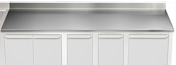 WORK TOP WITH UPSTAND 3300MM (121172)