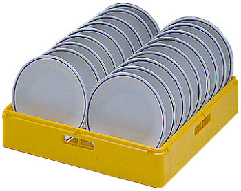 BASKET FOR 18 DINNER PLATES 240MM-YELLOW (Code 867002)
