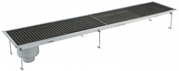 Electrolux Professional FDA40230 FLR.DRAIN+GRATE+S.SIPH-VERT.OUT.400X2300 (Code 328056)