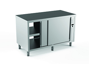 Electrolux Professional MTCD1600PN Standard Preparation 1600 mm Ventilated Hot Passthrough Cupboard with Shelf & Sliding Doors (Code 132798)