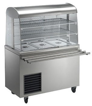 Electrolux Professional FSV11FD3X KÜHLVITRINE, OFFENE WANNE 3GN, NIRO 1125 (Code 320141)