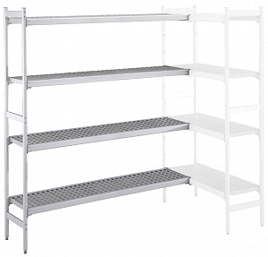 Electrolux Professional ACS2548 ALUM.CORNER SHELV.-POLY.TIERS-373X2552MM (Code 137067)