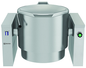 Electrolux Professional PBOT10TCCO Hochleistungskochen Dampf Kippkochkessel, 100lt freistehend, für Hygienesockelaufstellung - manuell (Code 586054)