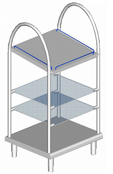 TRAY,CUTLERY,BREAD(BASKET)DISPENS-862MM (Code 330271)