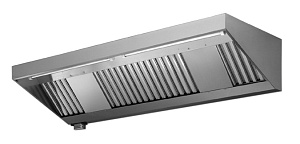 Electrolux Professional AMPV716DT 304 S/S WALL HOOD+FILTERS+FAN 1600X700MM (644201)