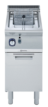 Electrolux Professional E7KKBTBAMCI Modulare Großküchengeräteserie 700XP Ein Becken freistehende Gasfritteuse mit 7 Liter Fassungsvermögen (Code 371424)