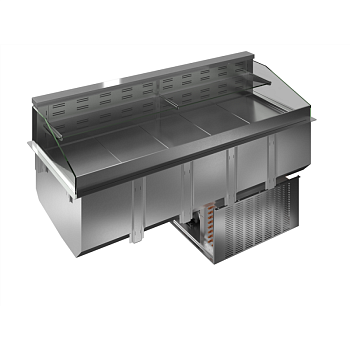 DROP-IN REFRIGERATED WELL, VENTILATED, 1 REF. SHELF AND 1 NEUTRAL SHELF, 5GN (CODE 341053)