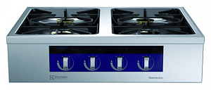 Electrolux Professional MCGHAAJOVO Modular Cooking Range Line thermaline 90 - 4-Burner Gas Top, 1 Side (Town Gas) (Code 593309)