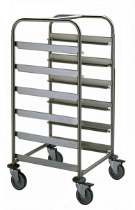Electrolux Professional DRT6 6-DW PARALLEL RACKS TROLLEY-ON WHEELS (Code 361242)