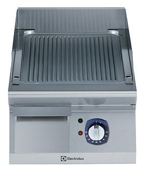 EL. FRY TOP-RIBBED PLATE 400 MM (Code 371185)