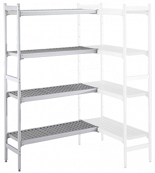 ALUM.CORNER SHELV.-POLY.TIERS-373X1668MM (137061)