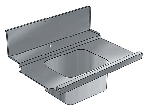 Electrolux Professional BHHPIB10L PREWASH INFILL TOP+BOWL L&gt R 1000-HOOD T. (Code 865318)