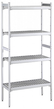ALUM.LINEAR SHELV.-POLY.TIERS-373X1394MM (137018)