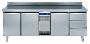 Electrolux Professional RCDR4M33U REF.COUNTER 590L,3 DOOR 3x1/3 DRAW+UPST. (Code 727084)