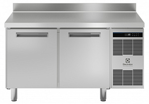 Electrolux Professional BPLER2NU Pastry and Bakery Line 2 Door Refrigerated Counter, -2°/+7°C, 600X400 grid, with upstand (Code 728967)