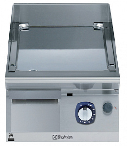 Electrolux Professional E7IIDTAOMCI Modular Cooking Range Line 700XP 400mm Gas Fry Top, Smooth Polished Chrome Plate (Code 371408)