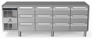 Electrolux Professional EH4H7GGGG Digital Undercounter ecostore HP Premium Refrigerated Counter - 590lt, 12 Drawers - No Top (Code 710159)