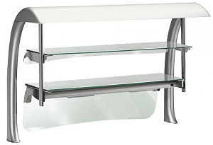 Electrolux Professional ZLGS162HG AUFSATZ 2 GLASBORDE UND WÄRMELAMPEN, 4GN (Code 856499)