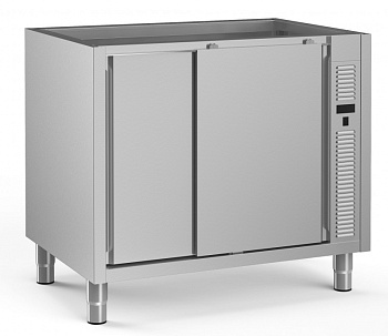 Standard Preparation 1200 mm Ventilated Hot Cupboard with Shelf & Sliding Doors - no top (Code 133189)