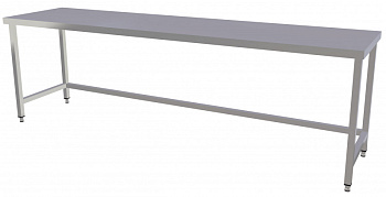 Standard Preparation 2800 mm Work Table with underframe (Code 133226)