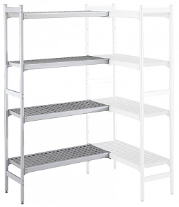 Electrolux Professional ACS1574 ALUM.CORNER SHELV.-POLY.TIERS-373X1578MM (137060)
