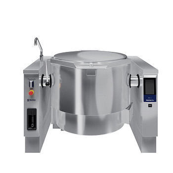 ProThermetic Sprint Electric Tilting Boiling Pan, 200lt Hygienic Profile, Freestanding with Stirrer and Variable Speed (Code 586924)