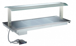 Electrolux Professional DI4HGTO EINB.-WARMAUSGABE-HARTGLASPL.4GN+AUFSATZ (Code 340322)