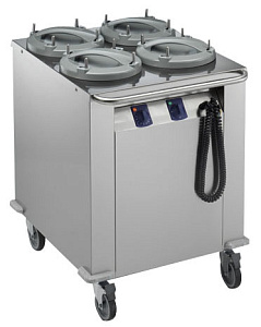 Electrolux Professional MDLOPC08H 4-CYLINDER PLATE LOWER. TROLLEY-HEATED (Code 344107)
