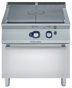Electrolux Professional E7STGH10G0 GAS-GLÜHPLATTENHERD + OFEN 800 MM (Code 371008)