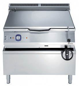 Electrolux Professional E9BRGHDOFW High Productivity Cooking 80-lt gas tilting braising pan with Duomat cooking surface, thermostatic control - Tunisia (Code 391302)