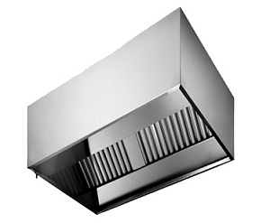 Electrolux Professional VAP1214 Ventilation Equipment 304 S/S Wall Hood+Double Filters 1200X1400mm (Code 640270)