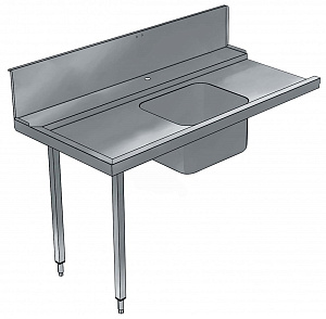 Electrolux Professional BHHPTB12L PREWASH TABLE W/BOWL L>R 1200MM-HOODTYPE (Code 865309)