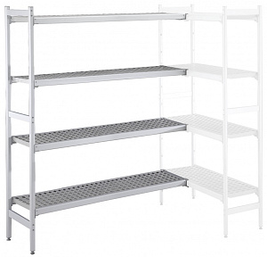 Electrolux Professional CLS2372 ALUM.CORNER SHELV.-POLY.TIERS-475X2376MM (137087)