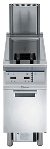 Electrolux Professional E9KKHBBAMCG Modulare Großküchengeräteserie 900XP Ein Becken Gasfritteuse 23 Liter Elektronisch gesteuert (Code 391333)