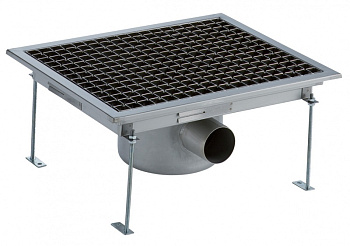 Electrolux Professional FDD4050 FLR.DRAIN+GRATE+C.SIPH-HOR.OUT.400X500 (Code 328066)
