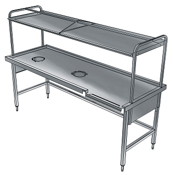 SORTING TABLE L&gt R 2200 MM X 800 MM (Code 865339)