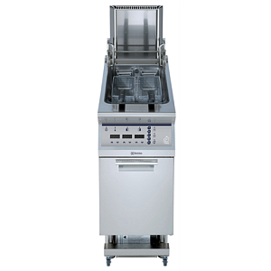 Electrolux Professional E9KKLOBAMCG 23LT EL. FRYER HP, EL.CONTOL, PROGR, OIL PUMP, LIFT SYSTEM, AUTO COOK, 430V (CODE 391390)