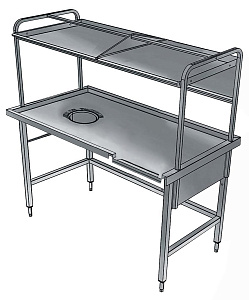 Electrolux Professional BHST1711L SORTING TABLE L&gt R 1700 MM X 1100 MM (Code 865343)