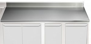 Electrolux Professional TPLA23A ARBEITSPLATTE M. AUFKANTUNG 2300 MM (Code 121161)