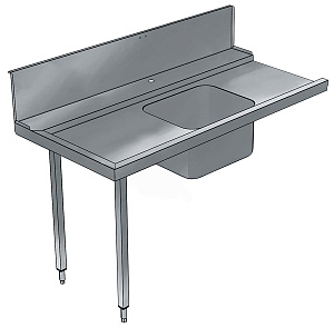 Electrolux Professional BHHPTB12L PREWASH TABLE W/BOWL L&gt R 1200MM-HOODTYPE (Code 865309)